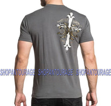 Load image into Gallery viewer, Xtreme Couture Annuit X1724 Men`s Short Sleeve Charcoal T-shirt By Affliction
