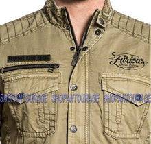 Load image into Gallery viewer, Affliction Camaro 610OW017 New Long Sleeve Moto Graphic Zip Jacket For Men
