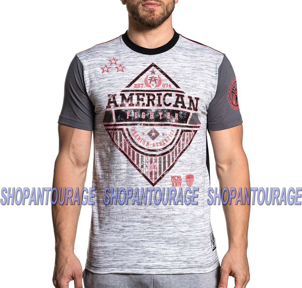 American Fighter Clarkson FM6623 New Men`s Sport Graphic T-shirt By Affliction