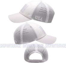 Load image into Gallery viewer, Antourage American Flag Classic Mesh Hat Collection - Wholesale: White 10 Units  / $7.00 Each
