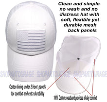 Load image into Gallery viewer, Antourage American Flag Classic Mesh Hat Collection - Wholesale: White 10 Units  / $7.00 Each
