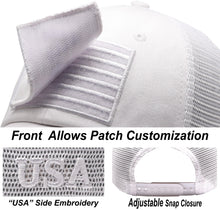 Load image into Gallery viewer, Antourage American Flag Classic Mesh Hat Collection - Wholesale: White 10 Units  / $7.00 Each
