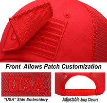 Load image into Gallery viewer, Antourage American Flag Classic Mesh Hat Collection -- Wholesale:  Red 10 Units  / $7.00 Each
