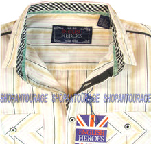 Load image into Gallery viewer, English Heroes by Rock Roll n Soul EHW108 Long Sleeve Button Down Woven Shirt for Men
