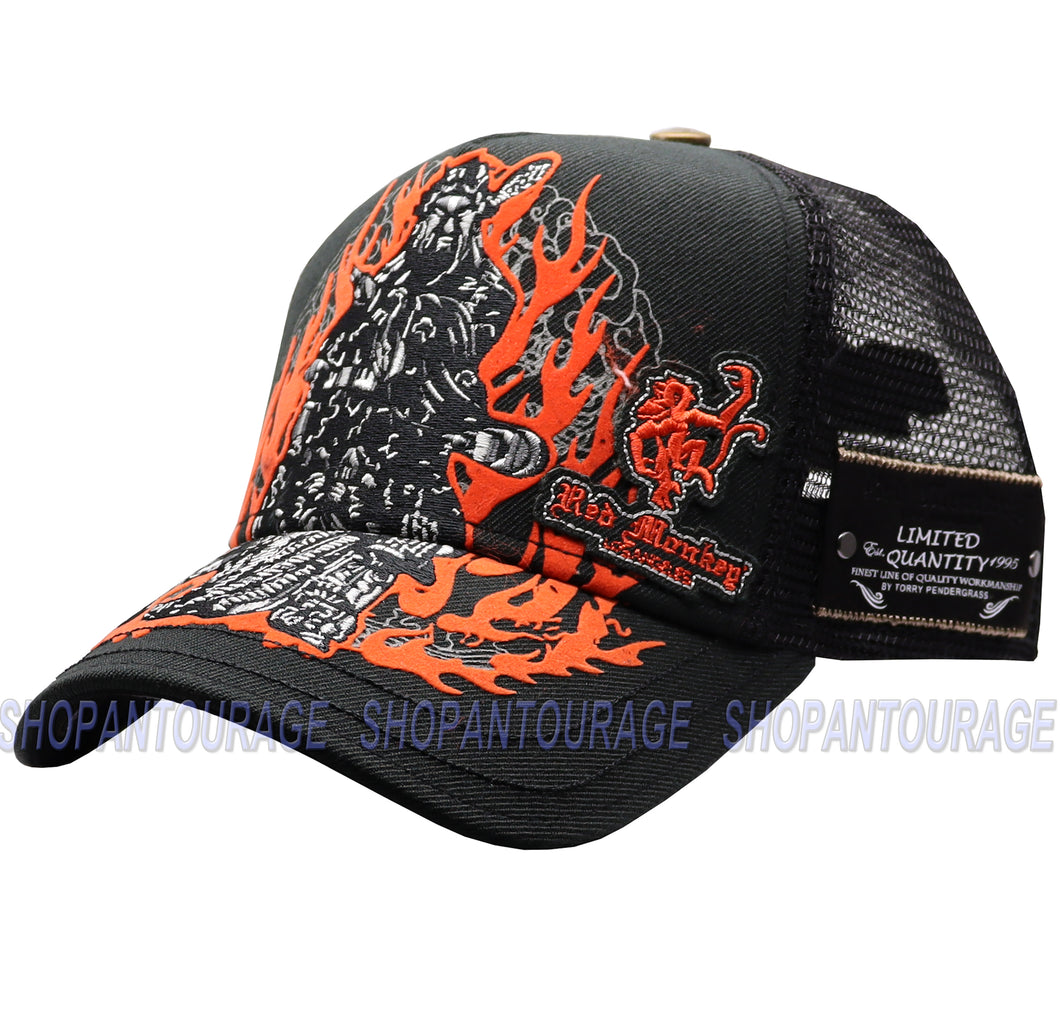 Red Monkey Emperor RM1293 New Limited Edition Unisex Fashion Trucker Cap Hat