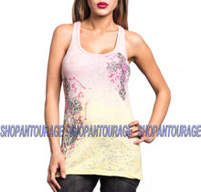 Load image into Gallery viewer, Sinful Fiona S3764 New Women`s Fashion Graphic Burnout Tank Top By Affliction
