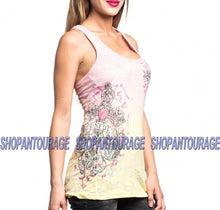 Load image into Gallery viewer, Sinful Fiona S3764 New Women`s Fashion Graphic Burnout Tank Top By Affliction
