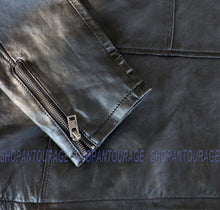 Load image into Gallery viewer, Mauritius Gage Black 100% New Genuine Lambskin Leather Jacket For Men
