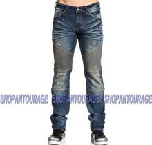 Load image into Gallery viewer, Affliction Gage Grid Malibu 110SK047 New Skinny Leg Fit Denim Jeans For men
