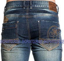 Load image into Gallery viewer, Affliction Gage Grid Malibu 110SK047 New Skinny Leg Fit Denim Jeans For men
