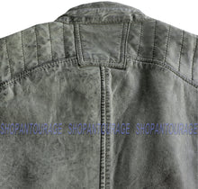 Load image into Gallery viewer, Mauritius Gorey Green 100% New Genuine Lambskin Fashion Leather Jacket For Men
