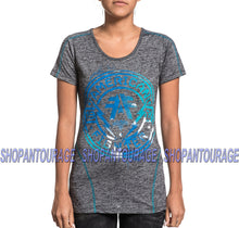 Load image into Gallery viewer, American Fighter Langley FW6184 Women`s New Black Sport Panel Top By Affliction
