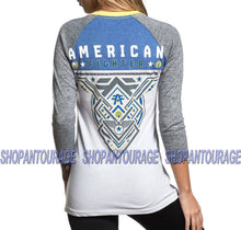 Load image into Gallery viewer, American Fighter Macarthur FW5196 Women`s New 3/4 Sleeve Top By Affliction
