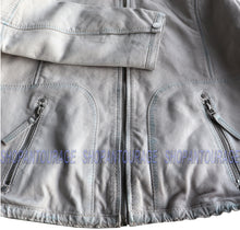 Load image into Gallery viewer, Mauritius Suse Hooded Fashion 100% Genuine Lambskin Leather Jacket For Women
