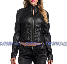 Load image into Gallery viewer, Affliction New Agenda 111OW060 Long Sleeve PU Leather Fashion Jacket for Women
