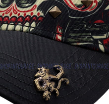 Load image into Gallery viewer, Red Monkey Poder &quot;Dia&quot; Fashion Unisex Skull Limited Trucker Hat Cap
