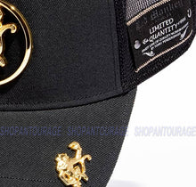 Load image into Gallery viewer, Red Monkey Logo Ring RM1339 New Limited Edition Unisex Trucker Cap Hat - Black
