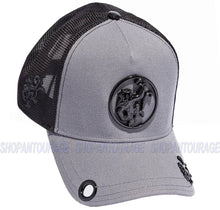 Load image into Gallery viewer, Red Monkey Logo Ring RM1339 New Limited Edition Unisex Trucker Cap Hat - Grey
