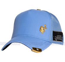 Load image into Gallery viewer, Red Monkey Texas Stated RM1341 New Limited Edition Unisex Trucker Cap Hat - Blue
