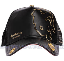 Load image into Gallery viewer, Red Monkey Outline Monkey RM1347 Limited Edition Unisex Trucker Cap Hat - Black
