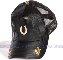 Load image into Gallery viewer, Red Monkey Stallion RM1350 Limited Edition Fashion Trucker Hat Cap - Black
