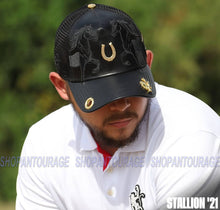 Load image into Gallery viewer, Red Monkey Stallion RM1350 Limited Edition Fashion Trucker Hat Cap - Black
