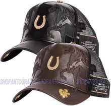 Load image into Gallery viewer, Red Monkey Stallion RM1350 Limited Edition Fashion Trucker Hat Cap - Black
