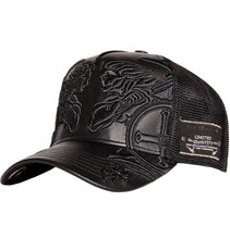 Load image into Gallery viewer, Red Monkey St. Michael The Warrior RM1373 Limited Edition Trucker Hat - Black
