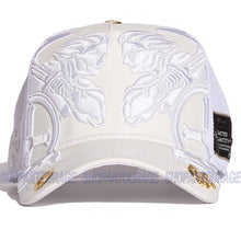 Load image into Gallery viewer, Red Monkey St. Michael The Warrior RM1373 Limited Edition Trucker Hat - White
