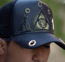 Load image into Gallery viewer, Red Monkey Prince Love Black RM1383 Limited Edition Trucker Snapback Hat Cap
