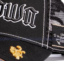 Load image into Gallery viewer, Red Monkey H-Town &quot;Houston&quot; Black RM1388 Limited Unisex Trucker Snapback Hat Cap
