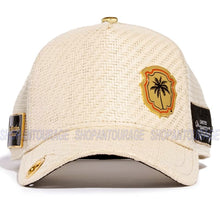 Load image into Gallery viewer, Red Monkey Palms 22 Beige RM1396 New Limited Edition Unisex Trucker Hat
