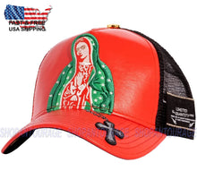 Load image into Gallery viewer, Red Monkey Lady Of Prayer RM1403 New Limited Edition Trucker Snapback Hat Cap
