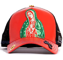 Load image into Gallery viewer, Red Monkey Lady Of Prayer RM1403 New Limited Edition Trucker Snapback Hat Cap
