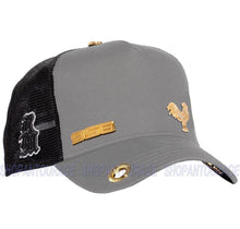 Load image into Gallery viewer, Red Monkey Rooster Grey 956 Edition RM1405 New Limited Unisex Trucker Hat Cap
