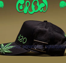 Load image into Gallery viewer, Red Monkey The Grow RM1417 New Limited Edition Unisex Trucker Hat Cap - Black
