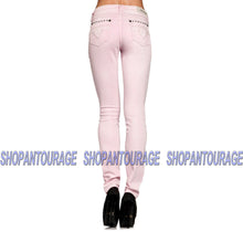 Load image into Gallery viewer, Affliction Raquel Maxine Pink 111SK042 Skinny Fit Fashion Denim Jeans For Women
