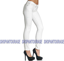 Load image into Gallery viewer, Affliction Raquel Tara White 111SK047 Skinny Fit Fashion Denim Jeans For Women
