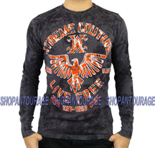 Load image into Gallery viewer, Xtreme Couture Red Zone X1320 New Long Sleeve Graphic Charcoal Thearmal for Men
