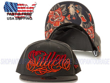 Load image into Gallery viewer, Sullen Pantera SCA4284 Limited Edition Snapback Skull Flat Visor Hat for Men
