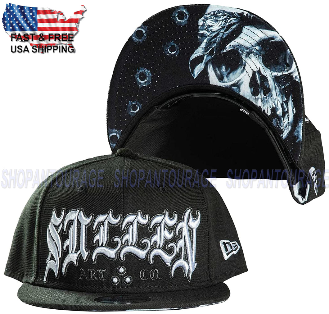 Sullen Art Collective Ivano Skull SCA4460 New Limited Snapback Men`s Flat Hat