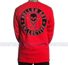 Load image into Gallery viewer, Sullen Badge Of Honor SCM2329 Long Sleeve Graphic Tattoo T-shirt For Men - Red
