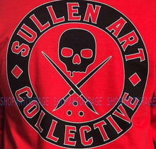 Load image into Gallery viewer, Sullen Badge Of Honor SCM2329 Long Sleeve Graphic Tattoo T-shirt For Men - Red
