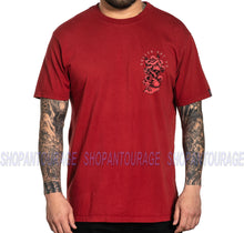 Load image into Gallery viewer, Sullen Medusa SCM3172 New Short Sleeve Graphic Tattoo Red T-shirt For Men_Red
