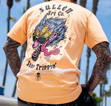 Load image into Gallery viewer, Sullen Trippin Peach SCM3243 New Short Sleeve Graphic Tattoo T-shirt For Men
