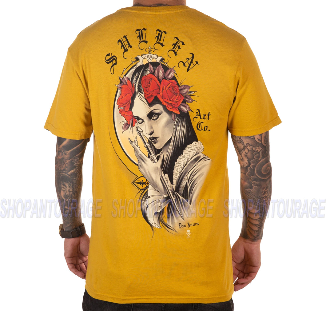 Sullen Beauty SCM3273 New Short Sleeve Graphic Premium Tattoo T-shirt For Men