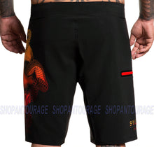 Load image into Gallery viewer, Sullen Art Collective Sarok Skull SCM4622 Tattoo Graphic Board Shorts for Men
