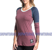 Load image into Gallery viewer, American Fighter Savannah FW3858 Women`s New 3/4 Sleeve Top By Affliction
