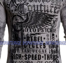 Load image into Gallery viewer, Xtreme Couture Speed Couture X1716 New Long Sleeve Graphic Thearmal Top for Men
