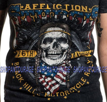 Load image into Gallery viewer, Affliction Sturgis 2016 AW15780 Short Sleeve Graphic V-neck T-shirt for Women
